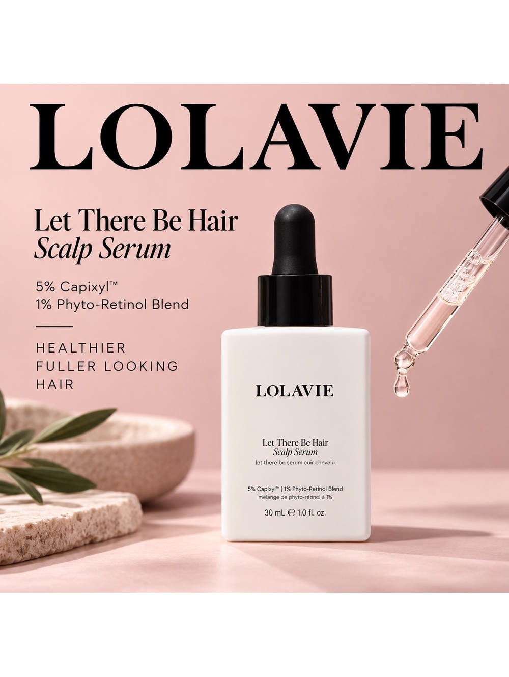 LOLAVIE Let There Be Hair Scalp Serum – 30 mL• Brand New in Box